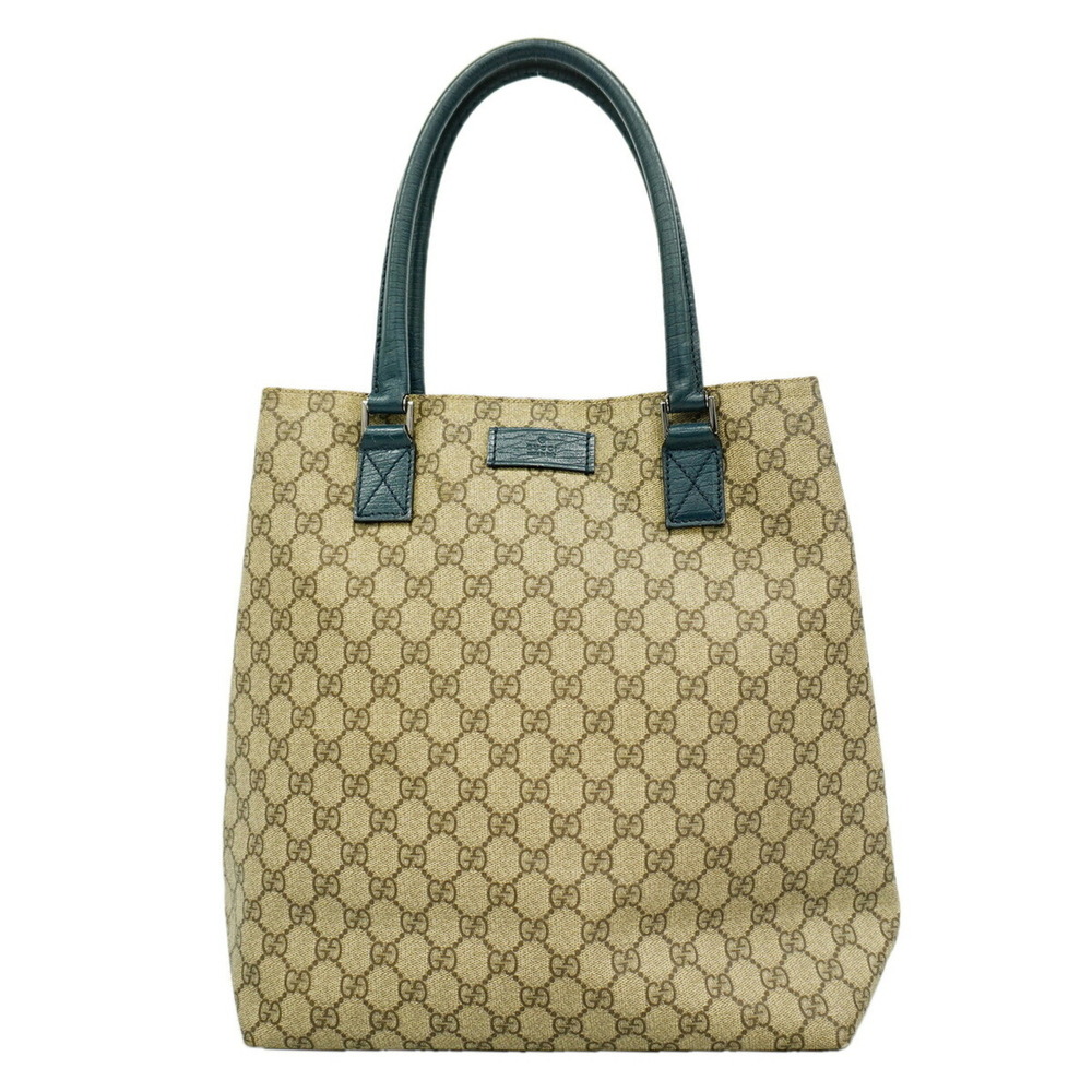 Gucci GG Supreme Tote Bag 131220 Brown Women's